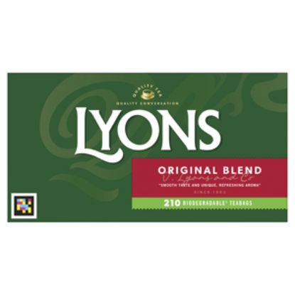 Picture of Lyons Green Tea Bags (Original) 210s  609g X4